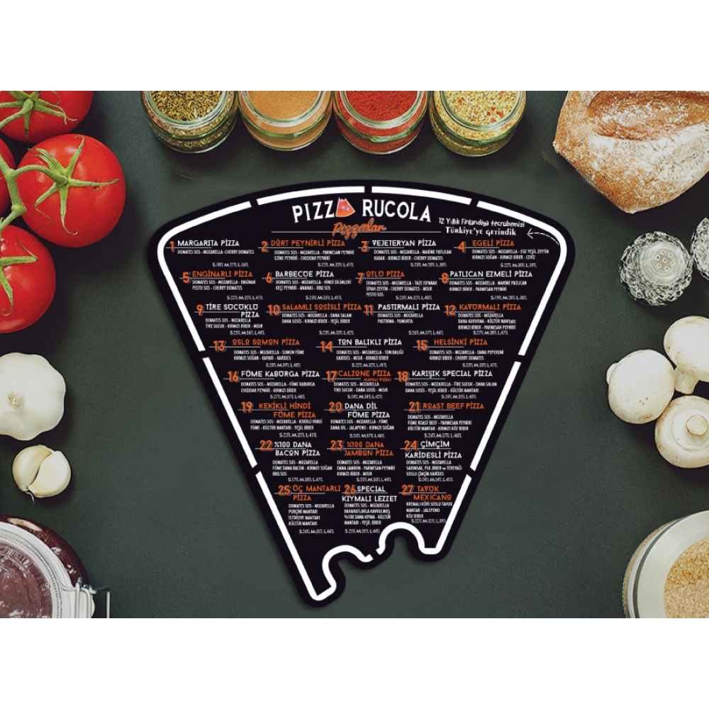 Menü Tasarım Baskı